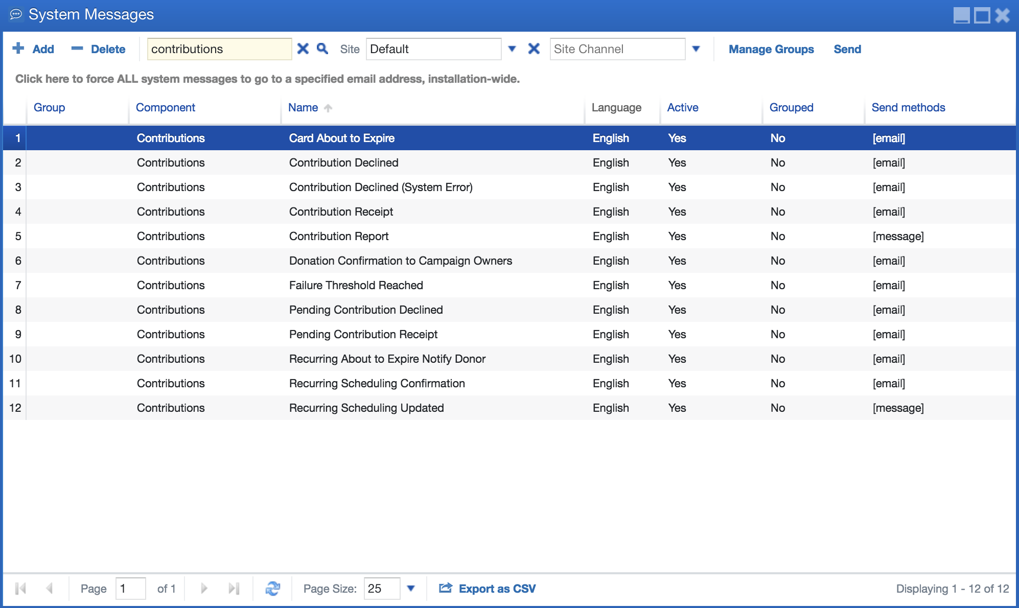 Help Message System System Messages - SiteStacker Support